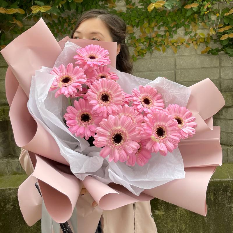 Букет Розовая птичка